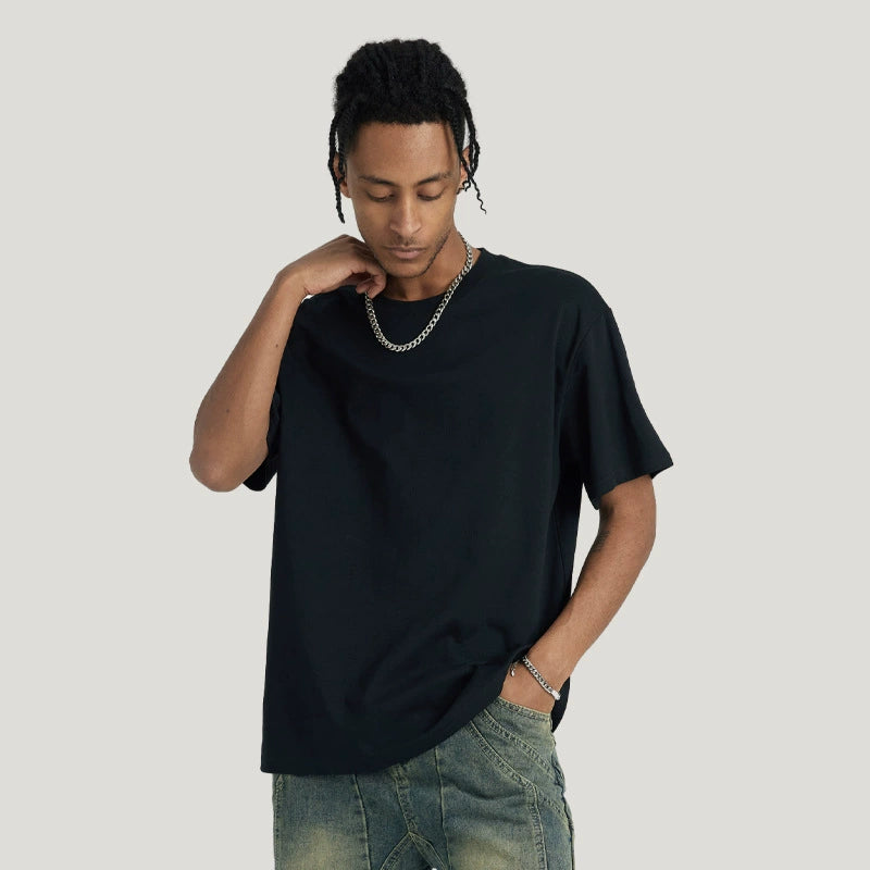 Men's 2026 Cooling Quick-Dry Short Sleeve T-Shirt – Round Neck Solid Color Summer Streetwear Tee